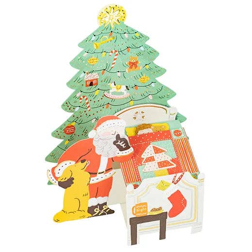 Before Christmas Card Bed