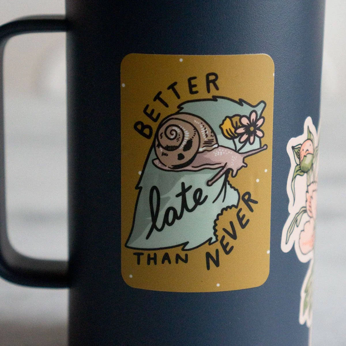 Better Late Than Never Vinyl Sticker - Image 2