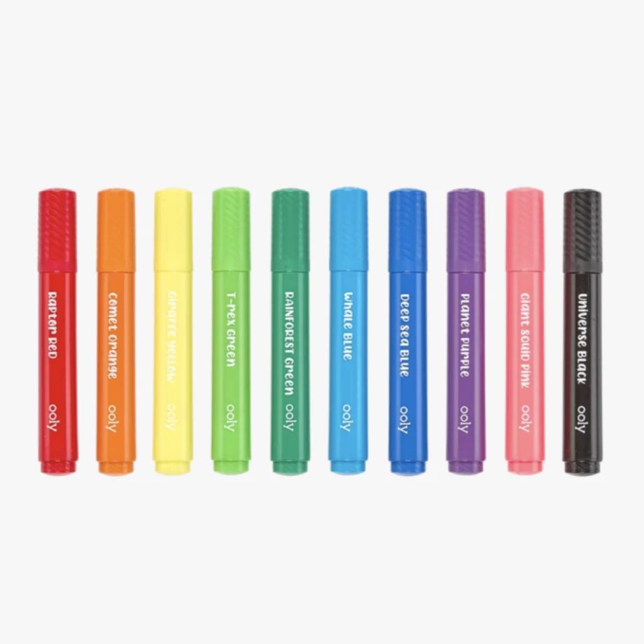 Big Bright Brush Markers - set of 10 - Image 3