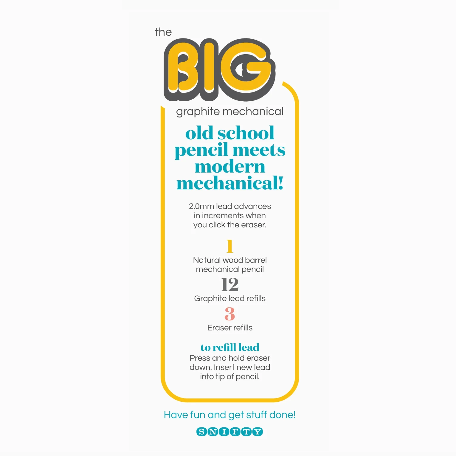 BIG GRAPHITE MECHANICAL PENCIL SET - Image 3