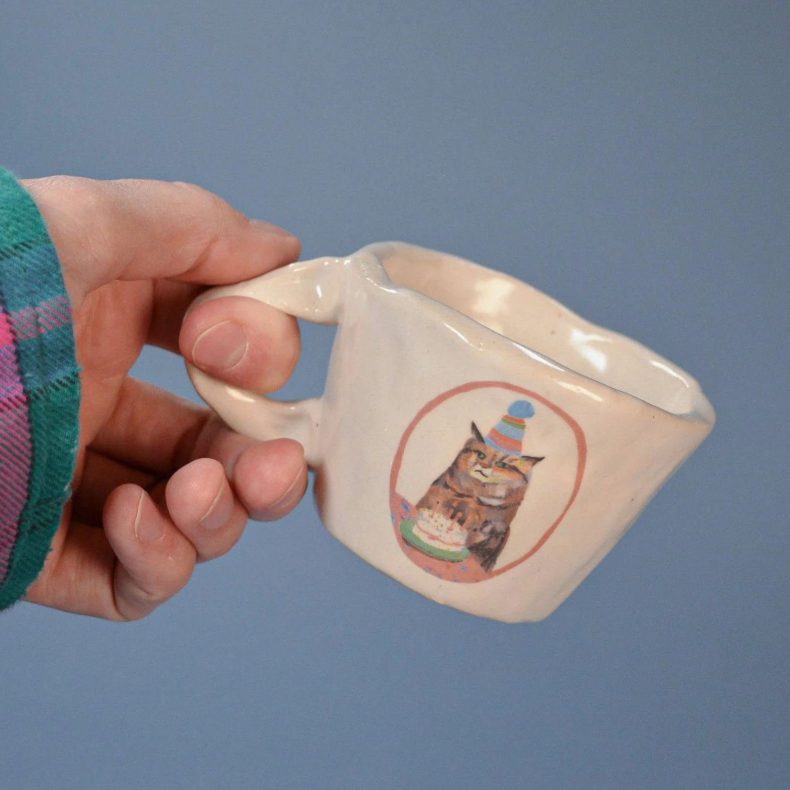 Birthday Cat Espresso Cup - Image 2