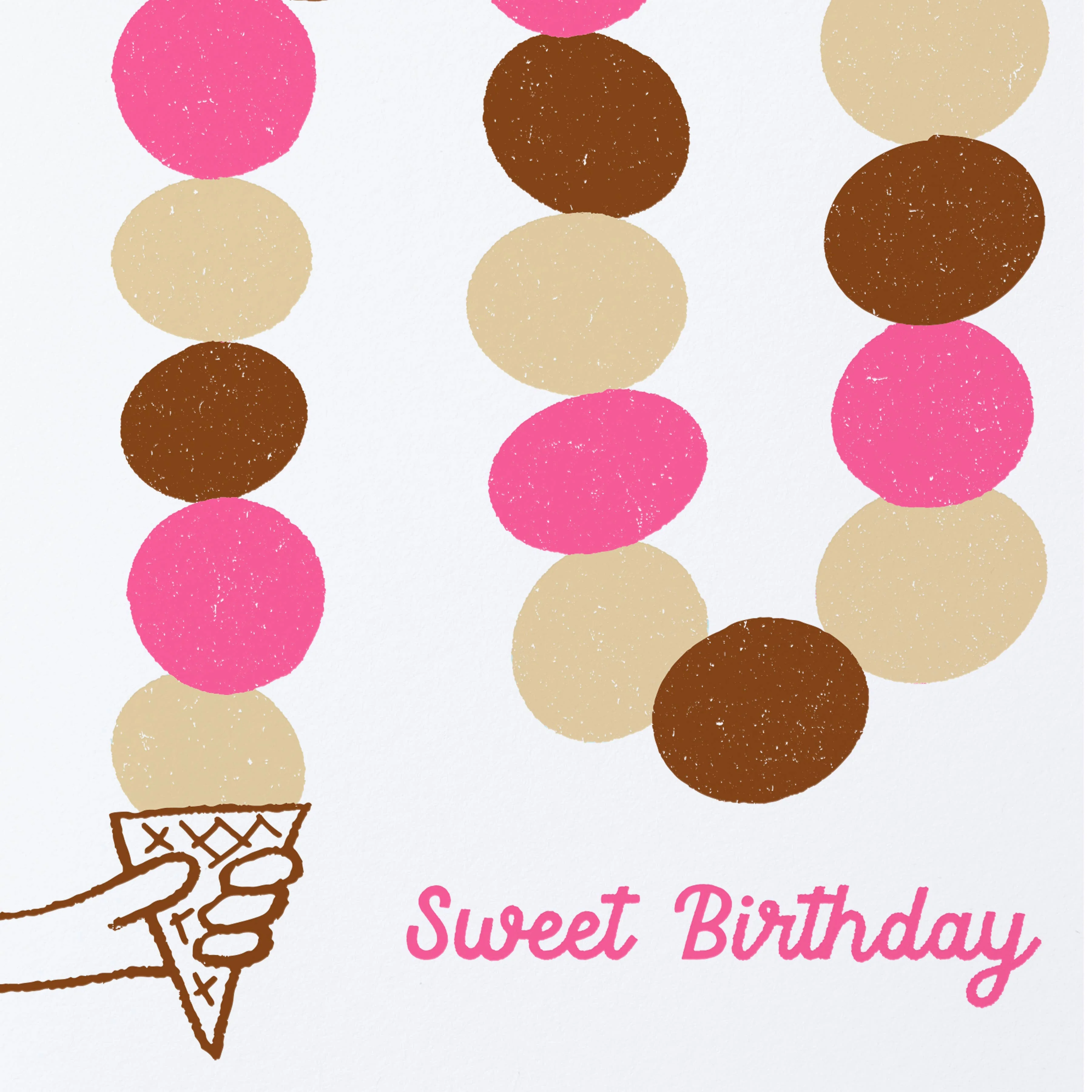Birthday Cone Greeting Card - Image 2