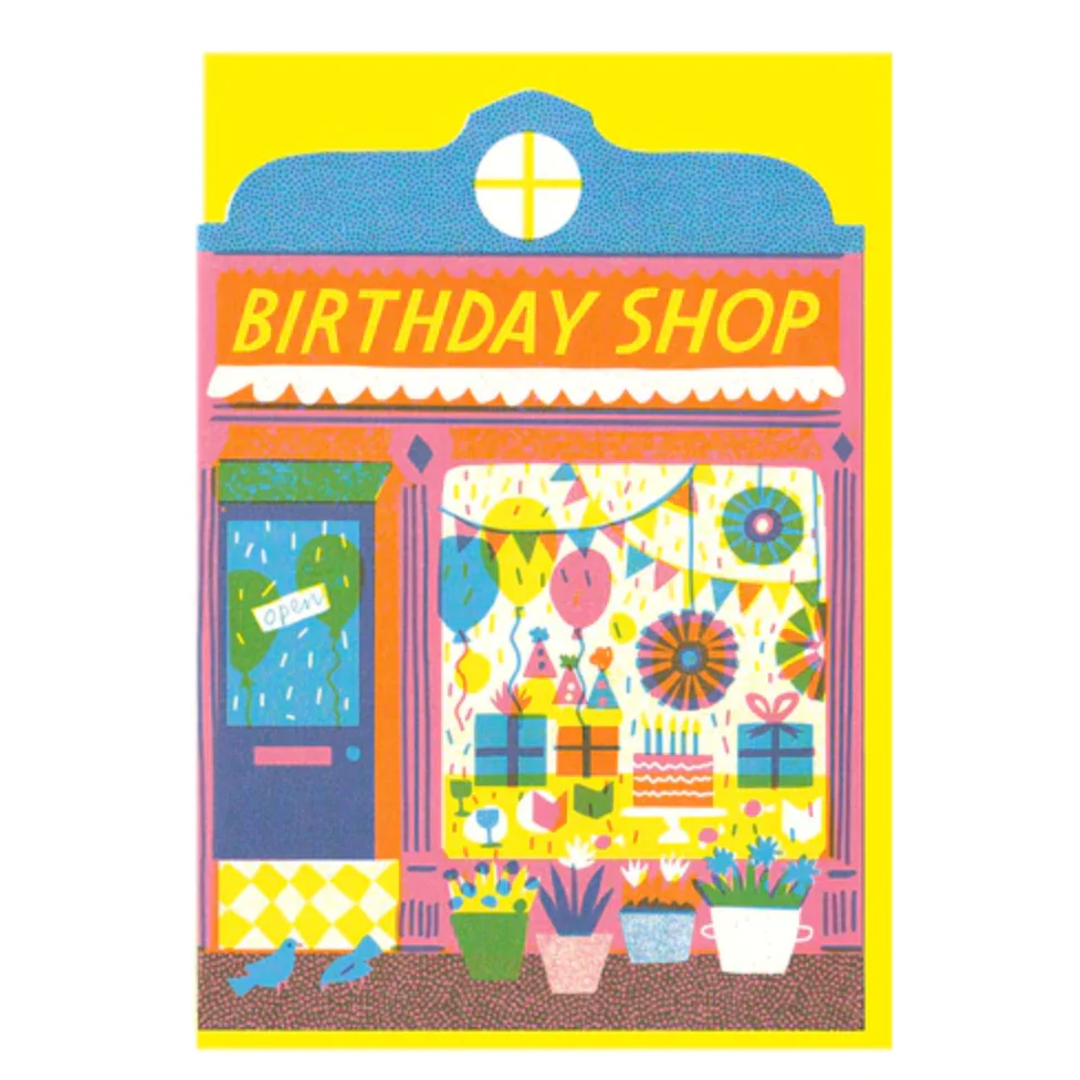 Birthday Shop Die Cut Card -Louise Lockhart - Image 2