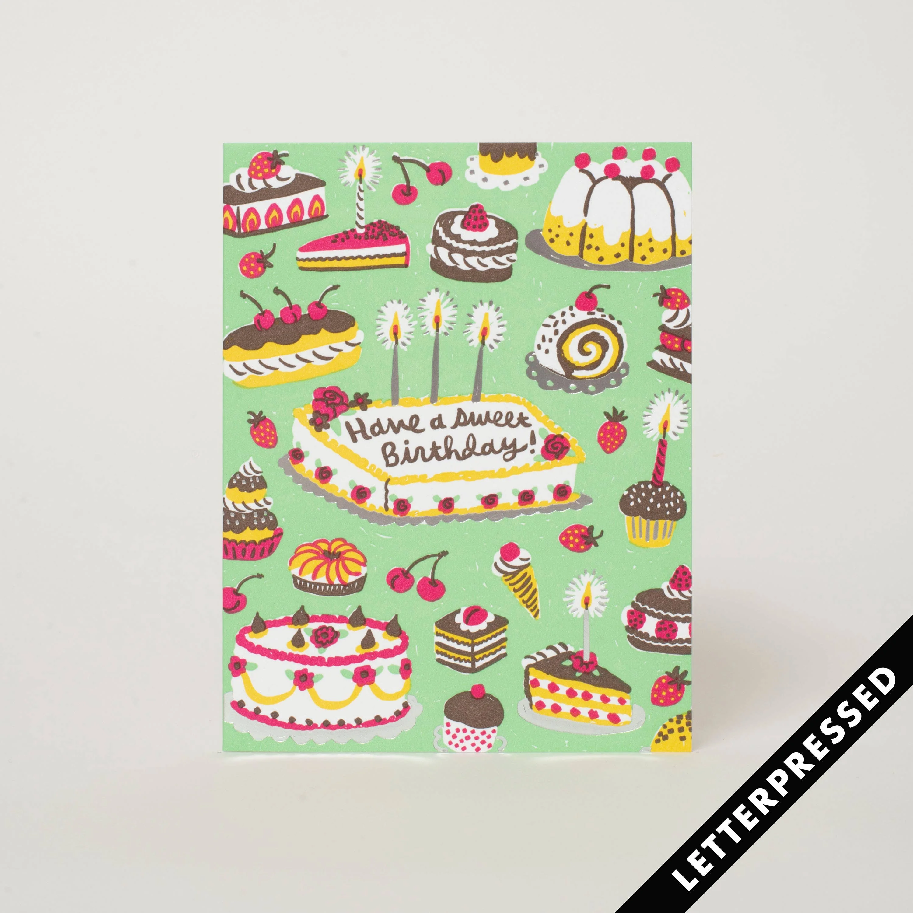 Birthday Sweets Spread Letterpress Card - Phoebe Wahl - Image 3