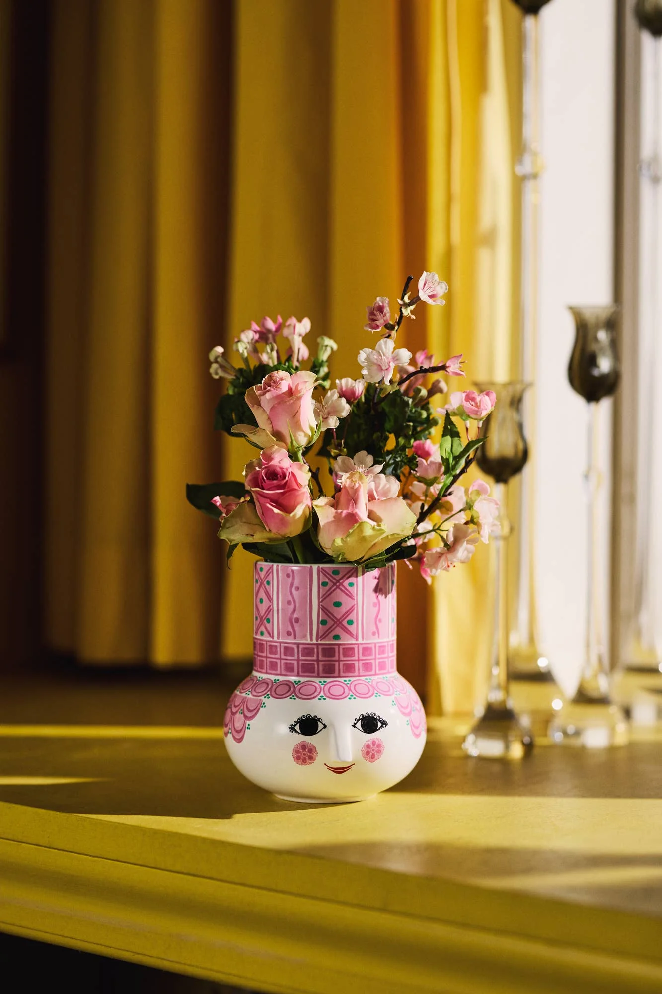 Bjørn Wiinblad - Olga - Long Neck 3D Plant Pot / Vase - Image 4