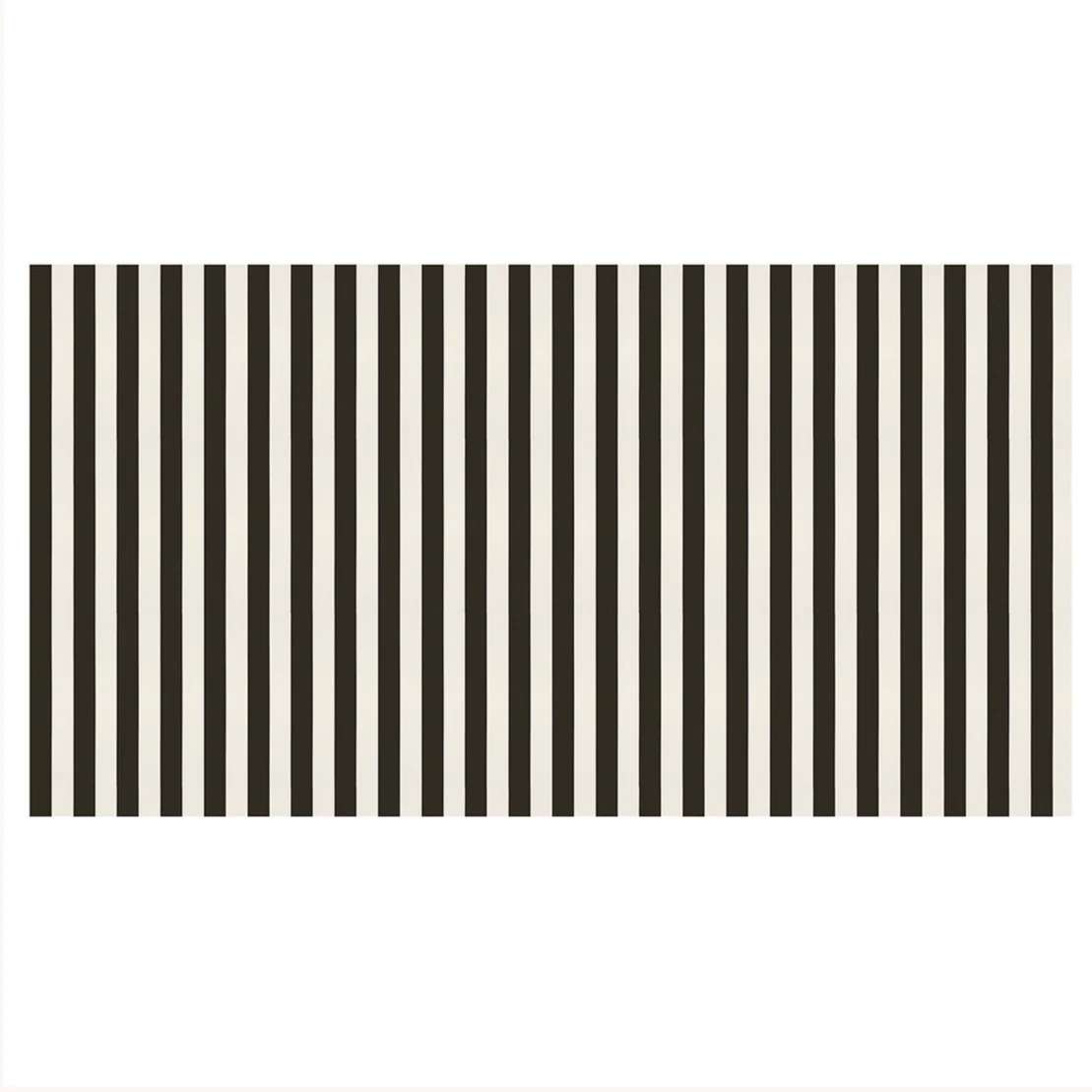 Black Striped Tablecloth - Image 3