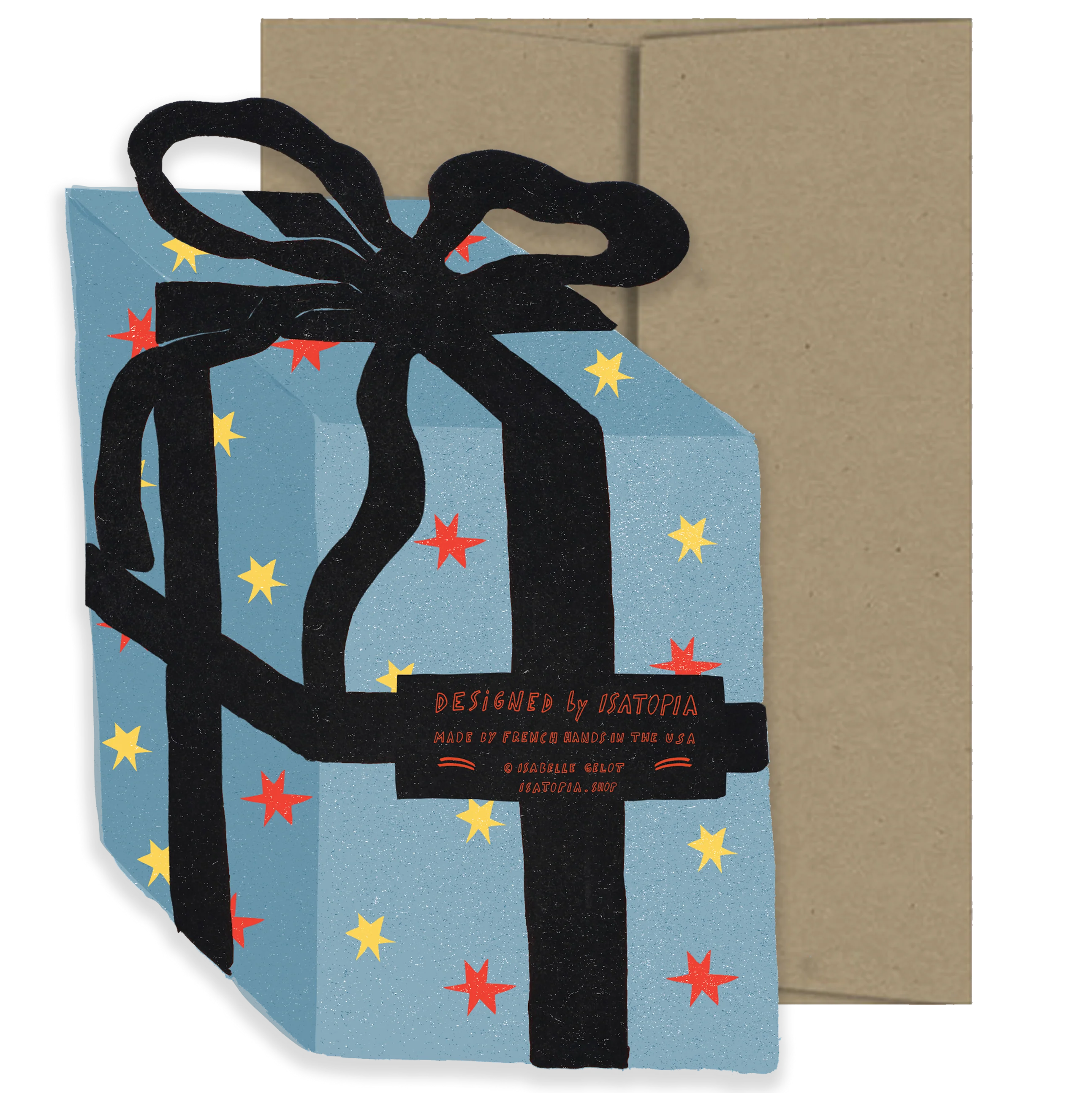 Blue Gift Birthday Collection - Die Cut Card - Image 2