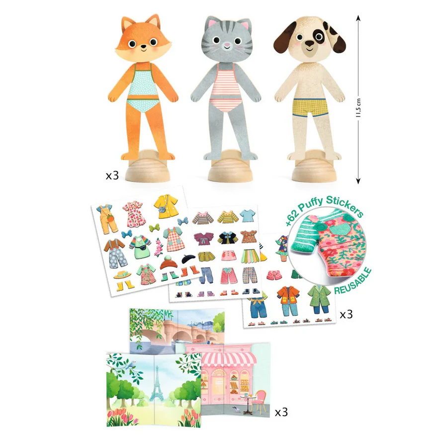 Bonjour Paris Collage Craft Kit - Image 2