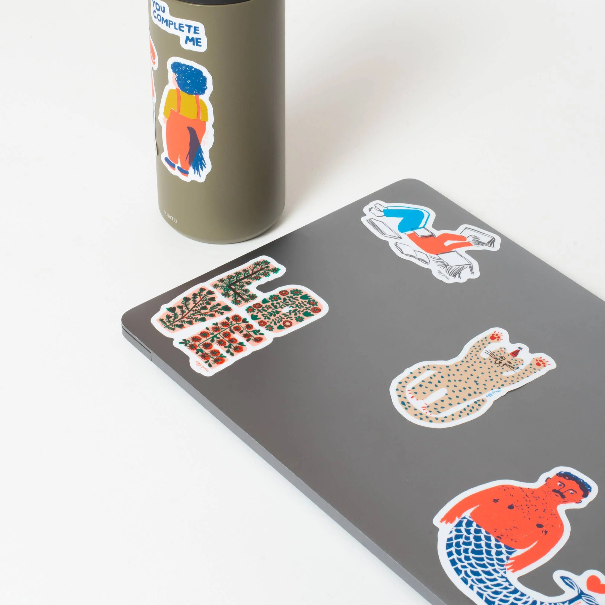 Book Lover Reader Vinyl Sticker - Image 2