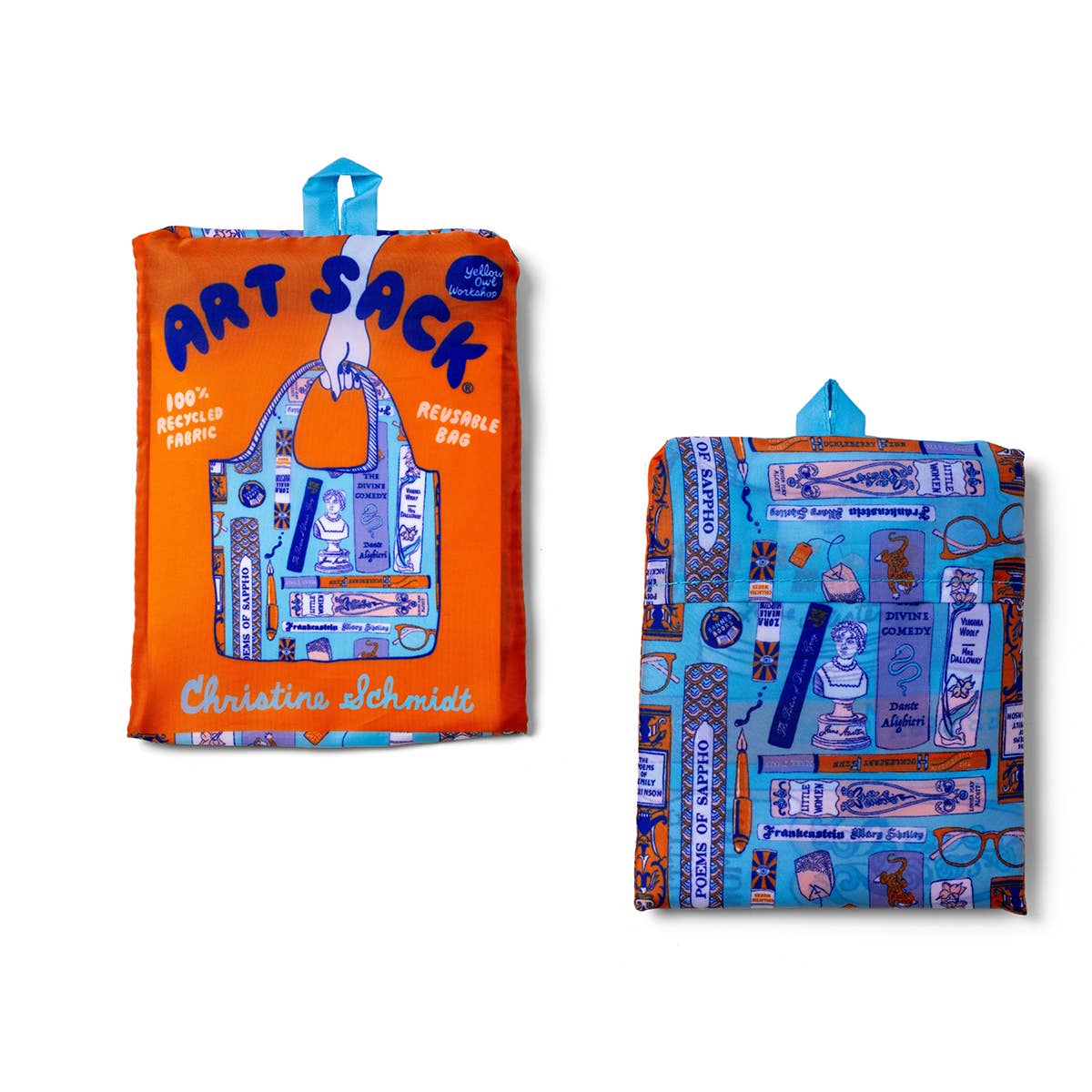 Bookbag Art Sack® - Eco-Friendly Reusable Book Lovers Tote - Image 3