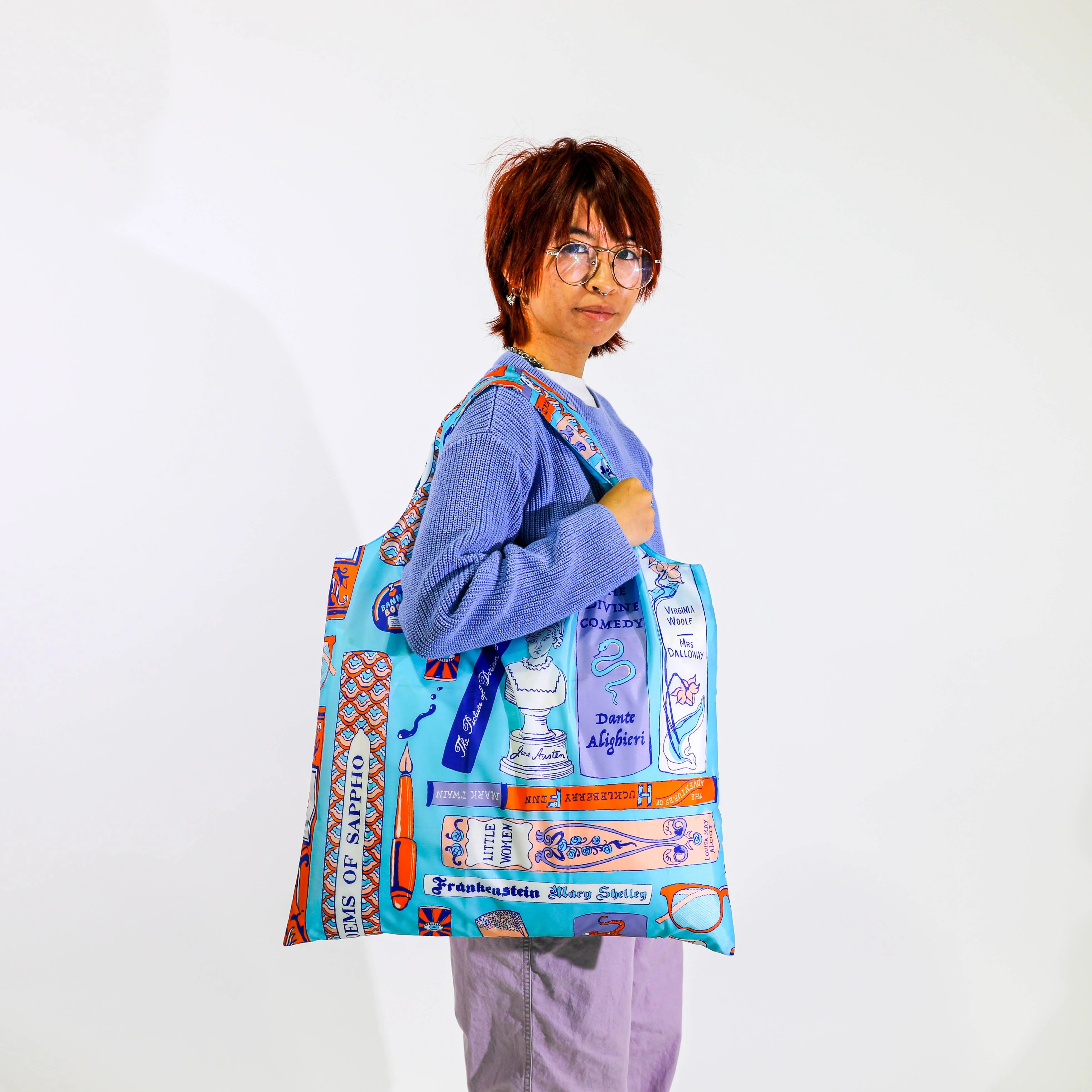 Bookbag Art Sack® - Eco-Friendly Reusable Book Lovers Tote - Image 5