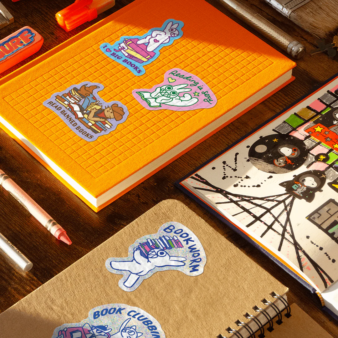 Bookworm by Apply - Die-Cut Sticker - Image 2