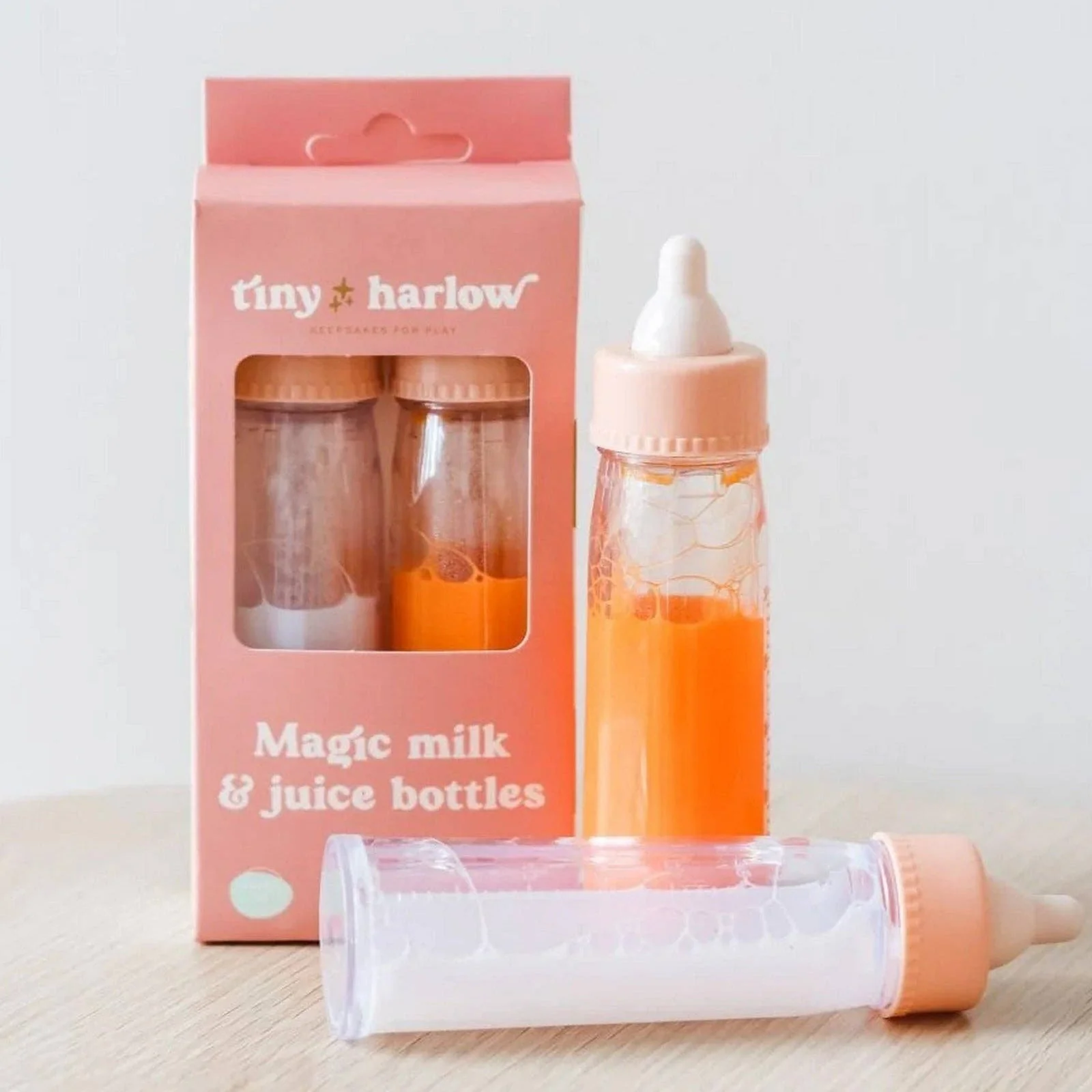 Bottled milk and juice set
