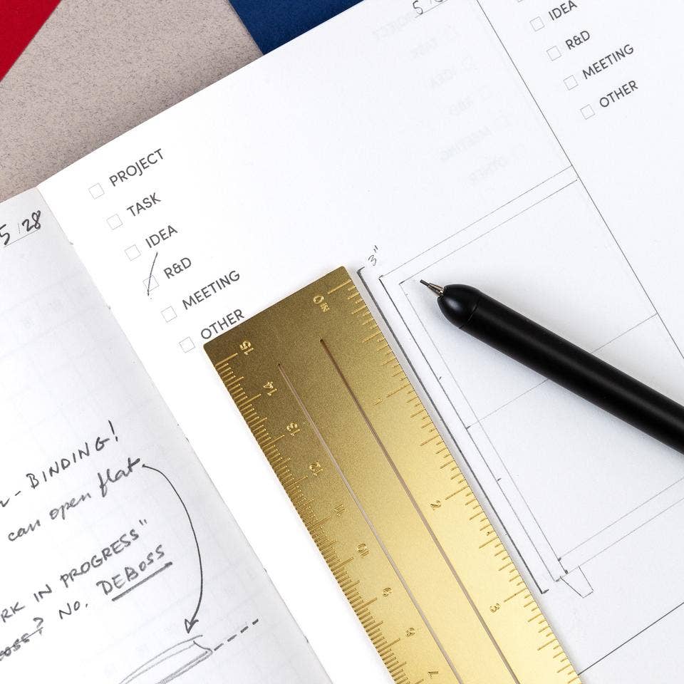 Brass Bookmark Ruler - Image 2