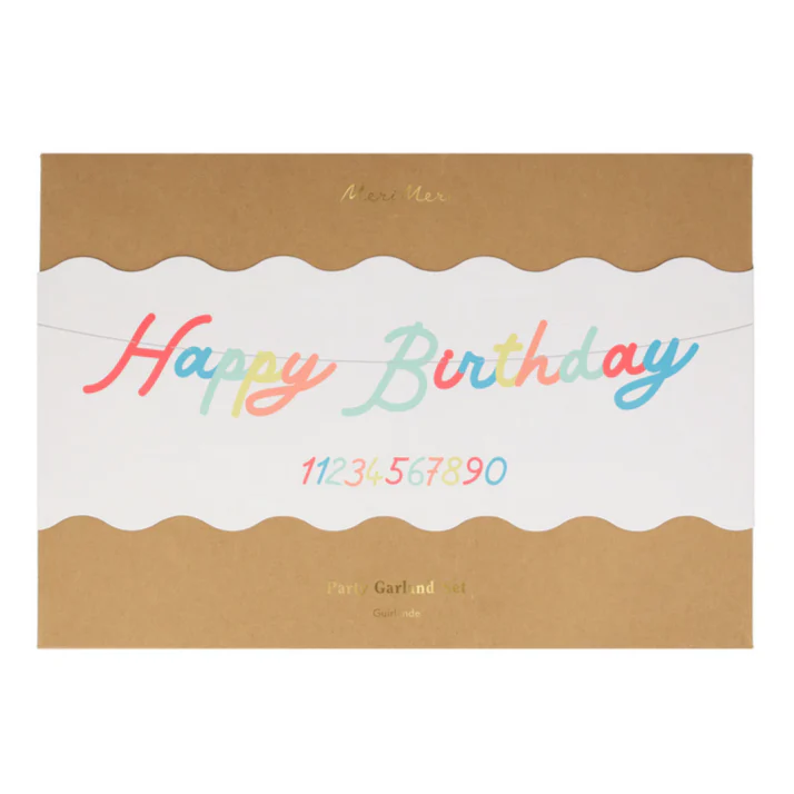 Bright Happy Birthday Garland Set + Number Set - Image 4