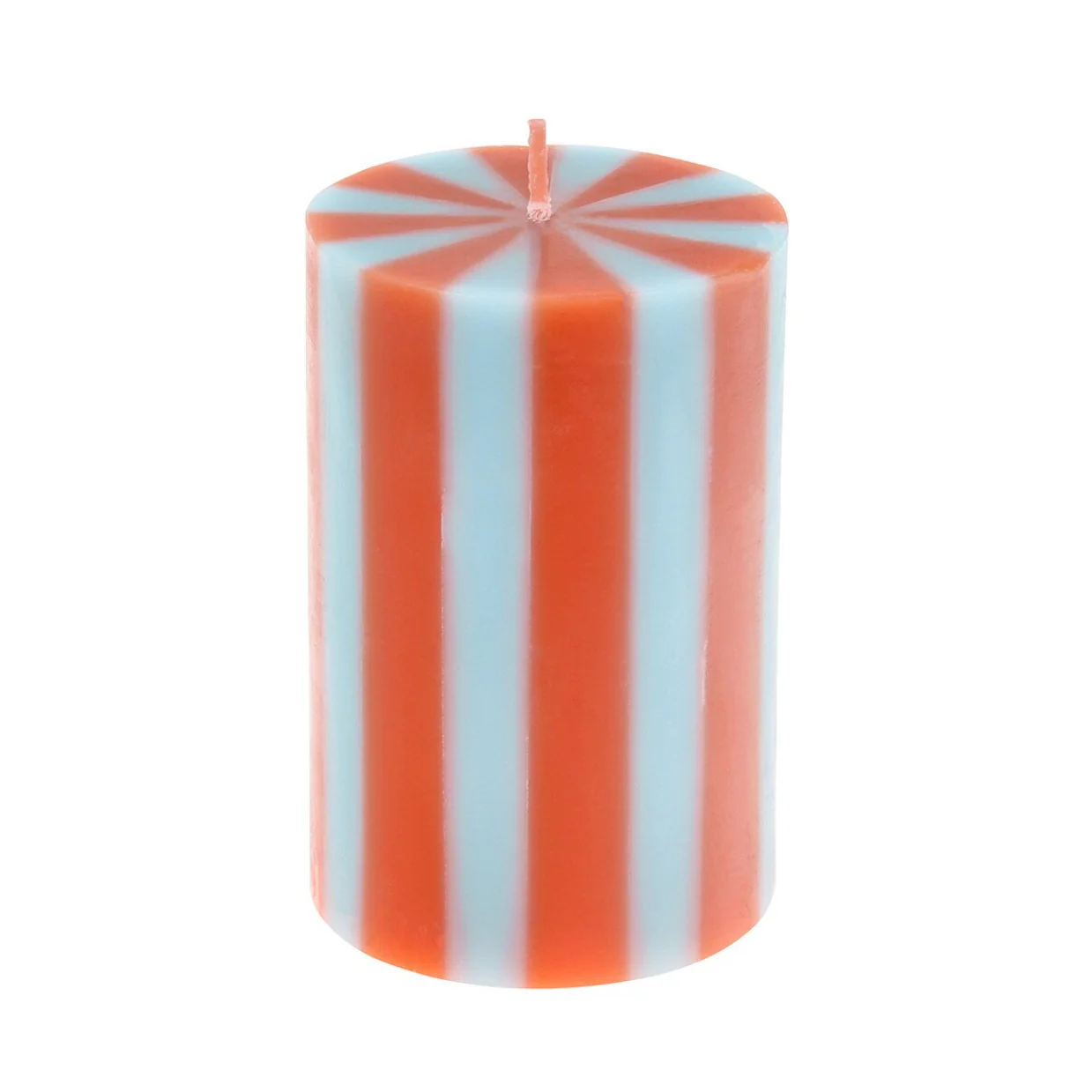 Bright Striped Pillar Candles (x5) - Image 2