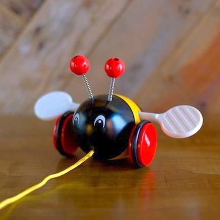Bumble Bee Pull Along Toy - Image 2
