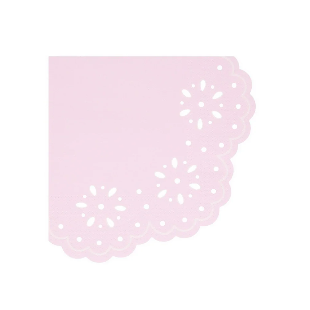 Broderie Anglaise Lace Multi Large Napkins (x16) - Image 4