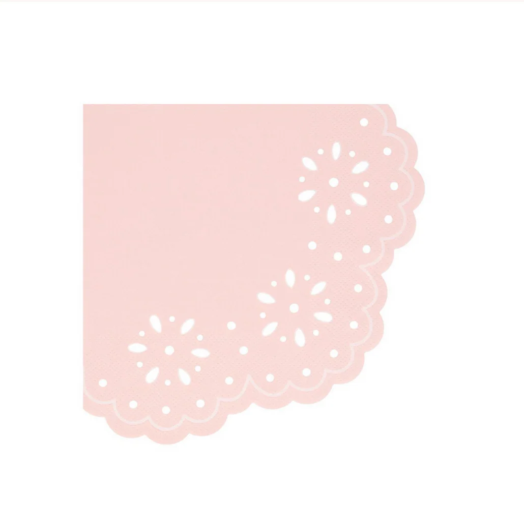 Broderie Anglaise Lace Multi Large Napkins (x16) - Image 5