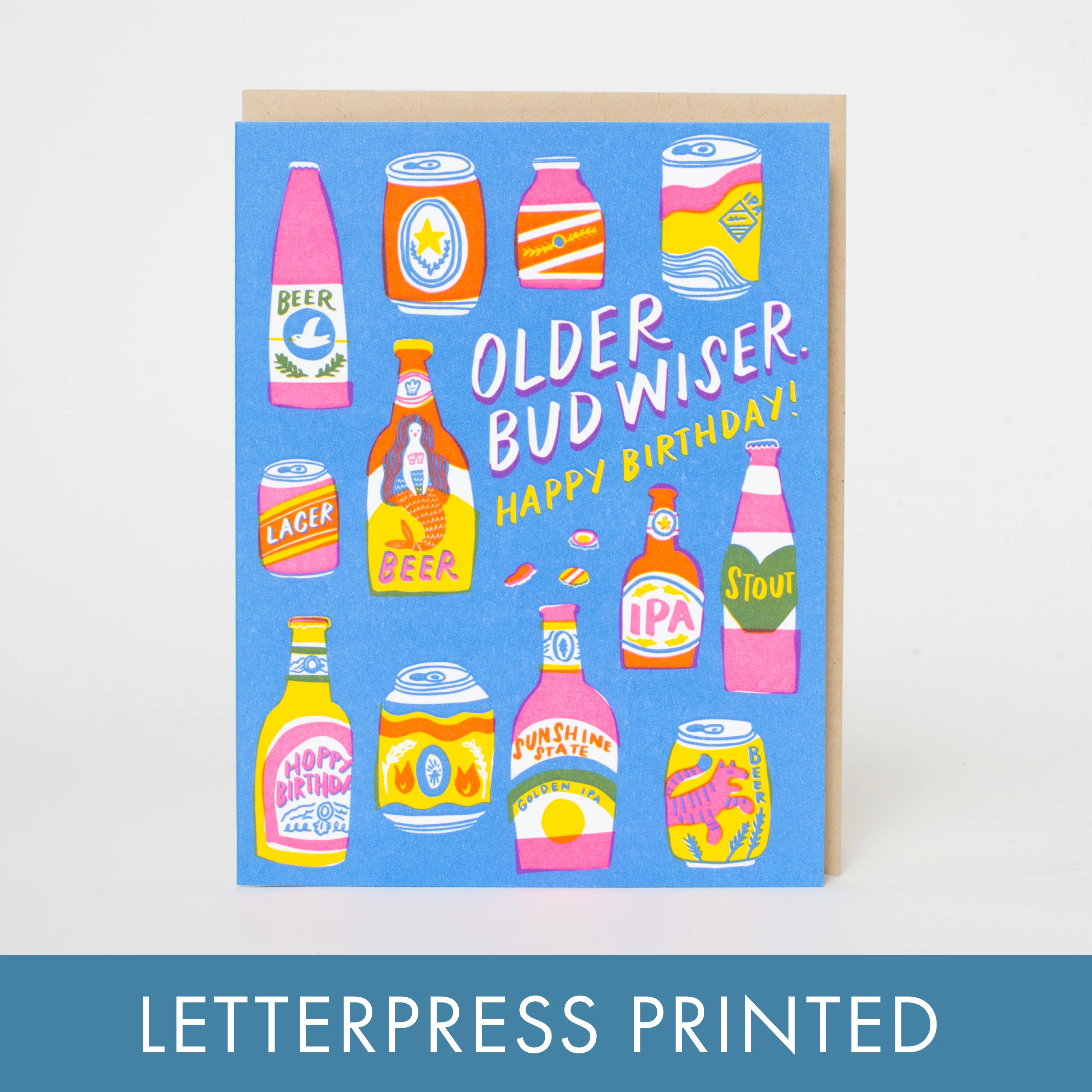 Bud Wiser Letterpress Card - Image 2
