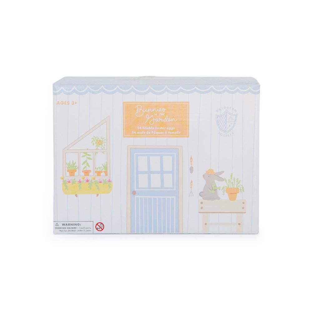 Bunnies In The Garden Fancy Plastic Easter Eggs (set of 24) - Image 2