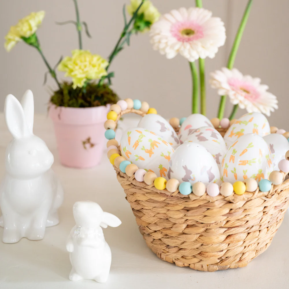 Bunnies In The Garden Fancy Plastic Easter Eggs (set of 24) - Image 3