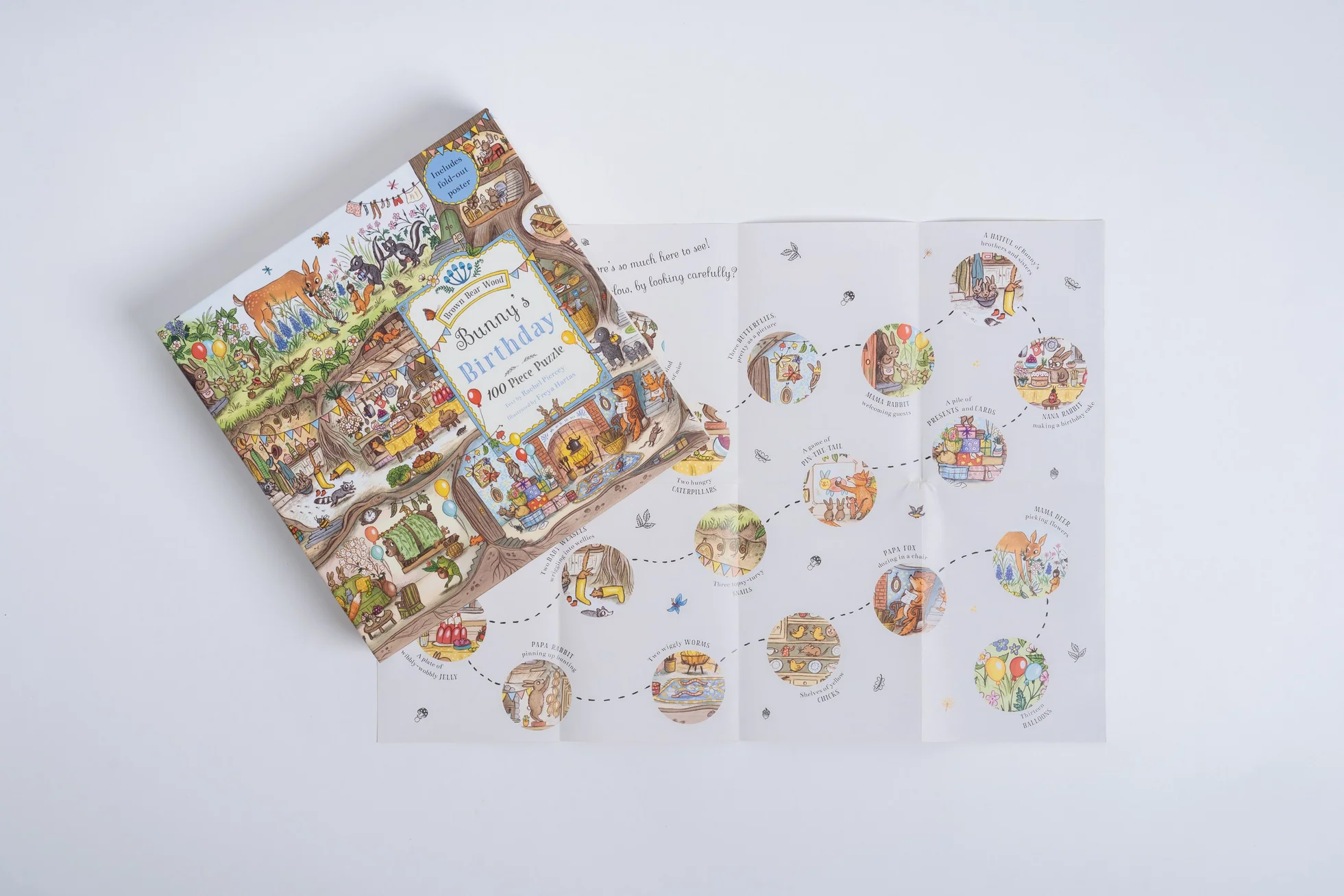 Bunny's Birthday Puzzle: A Magical Woodland 100pcs - Image 5