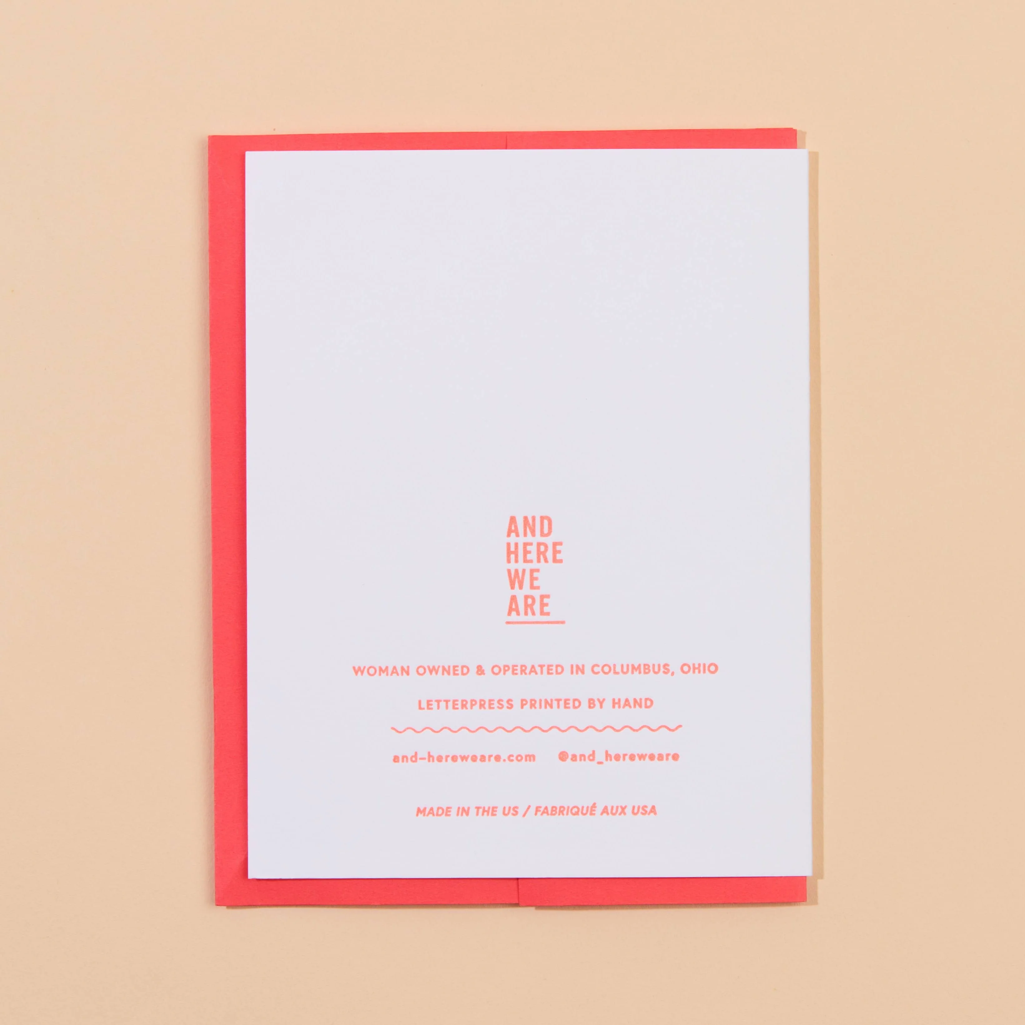 Butter Together Letterpress Card - Image 3