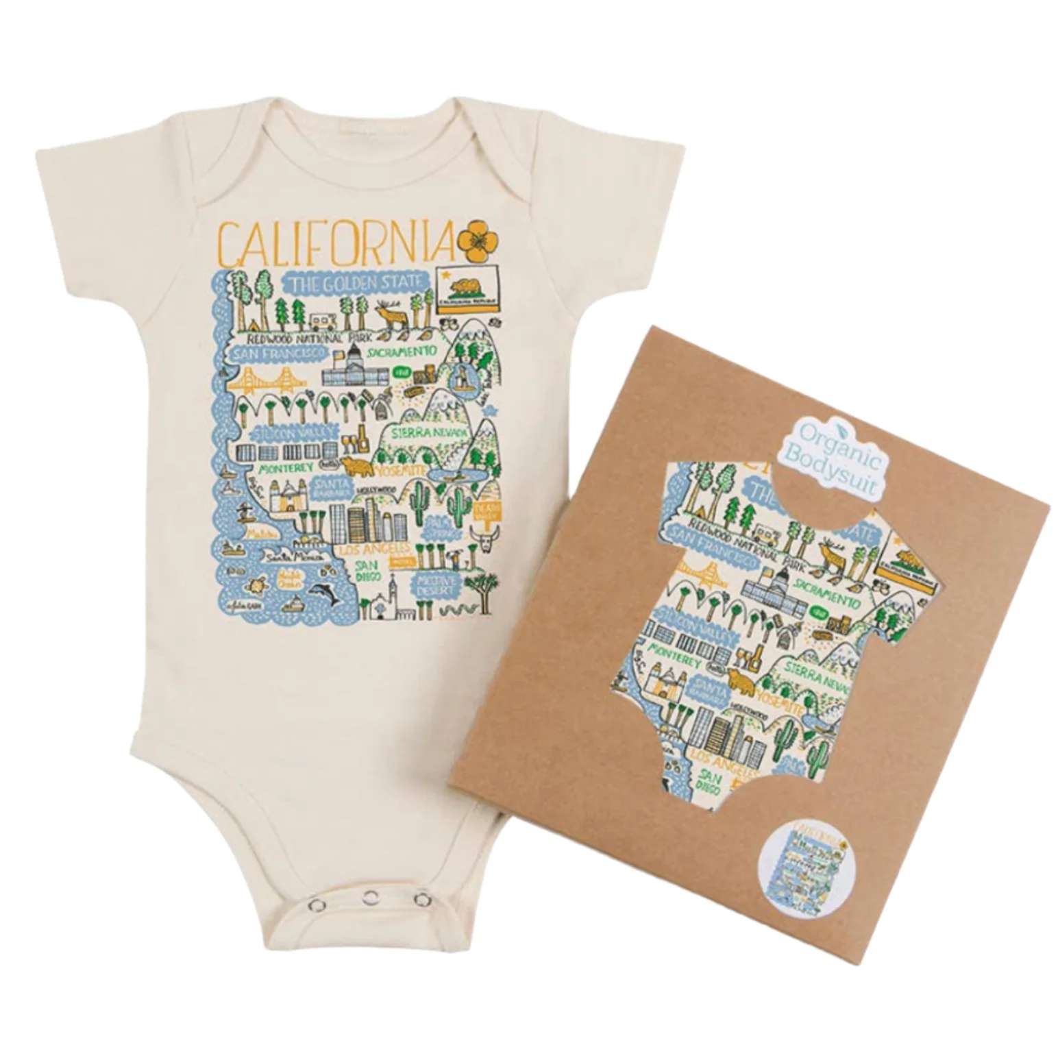 Organic California Onesie - Golden