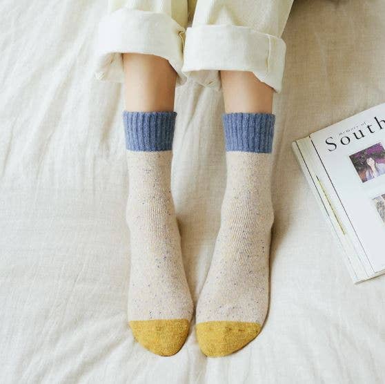 Camila Cozy Knit Colorblock Socks - Image 13