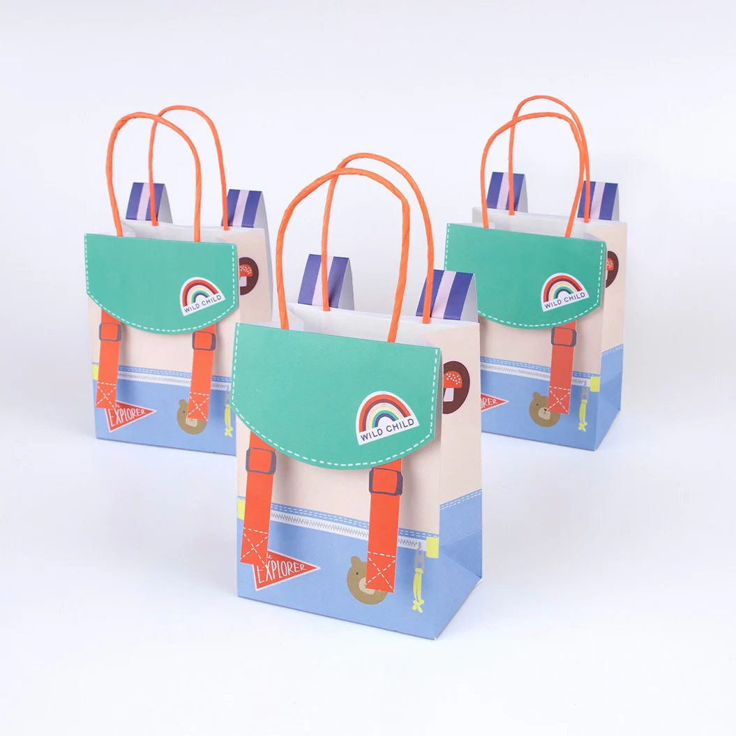 Camping Adventure Backpack Party Bags