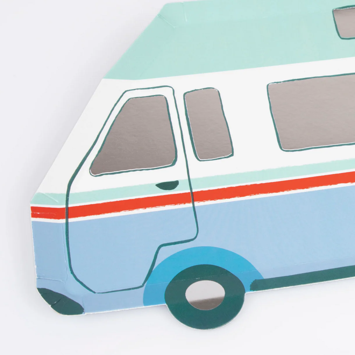 Camping Adventure Camper Van Plates -8pk - Image 3