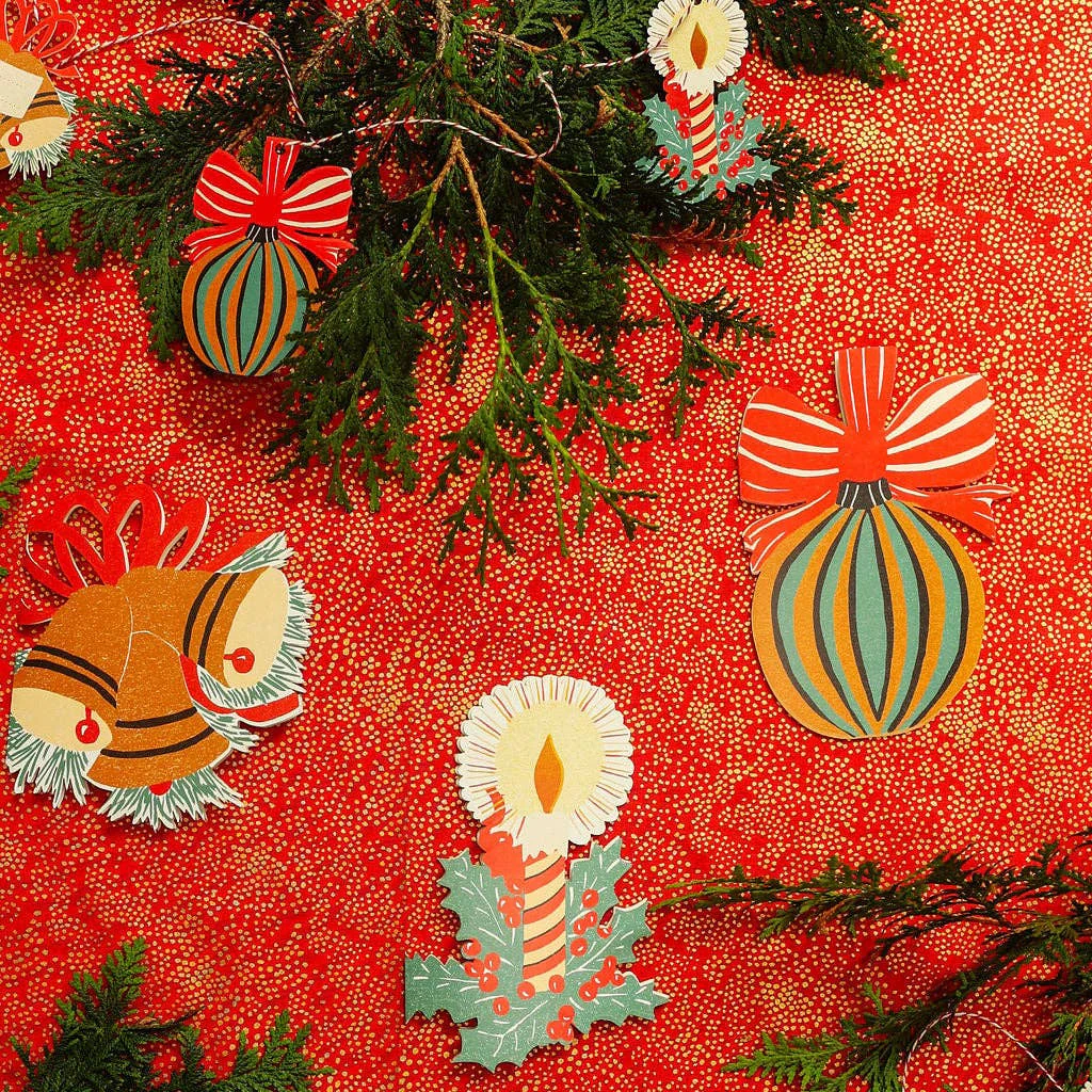 Candle Die Cut Card - Jingle Bells Collection - Image 3