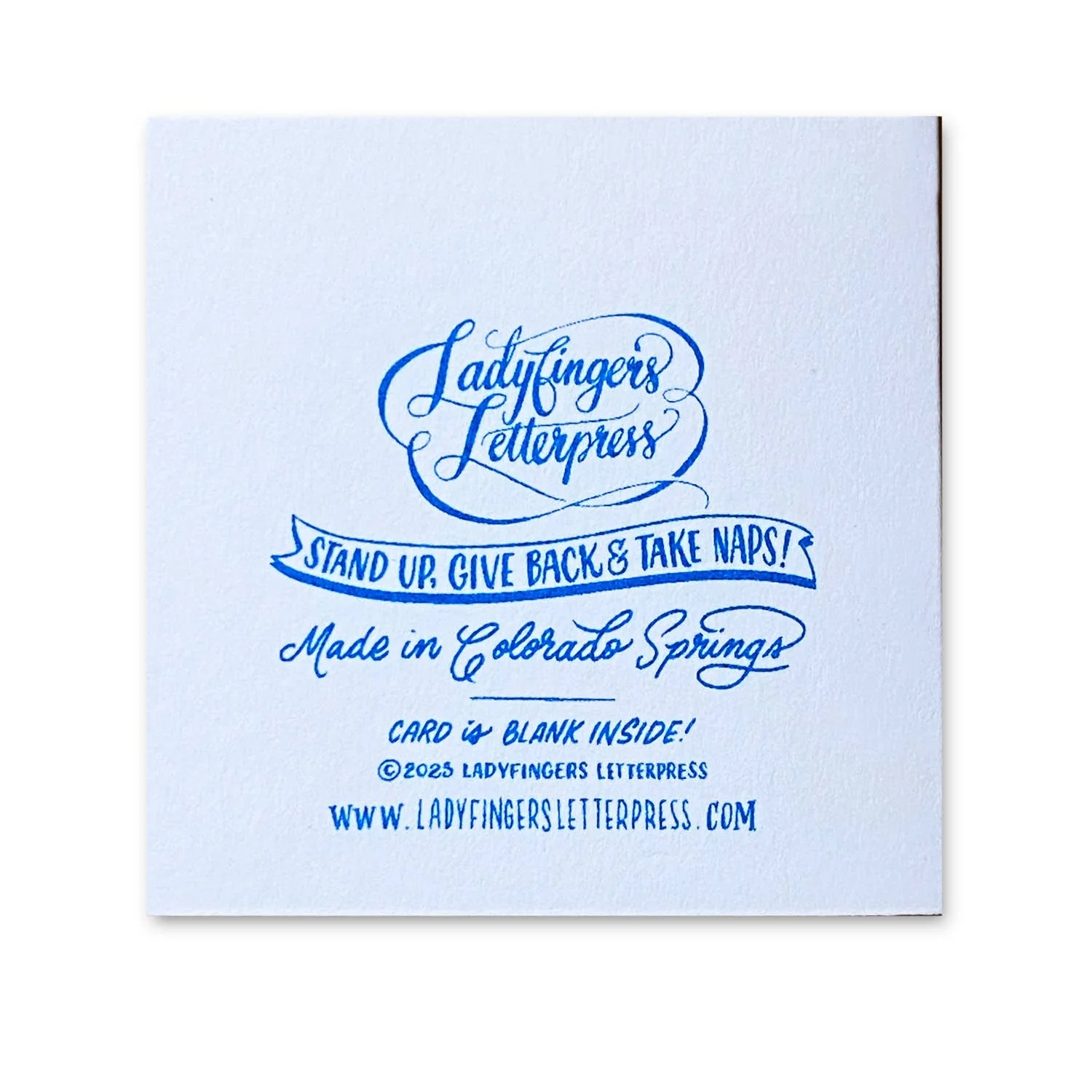 Candy Cane Risograph Tiny Card - Image 2