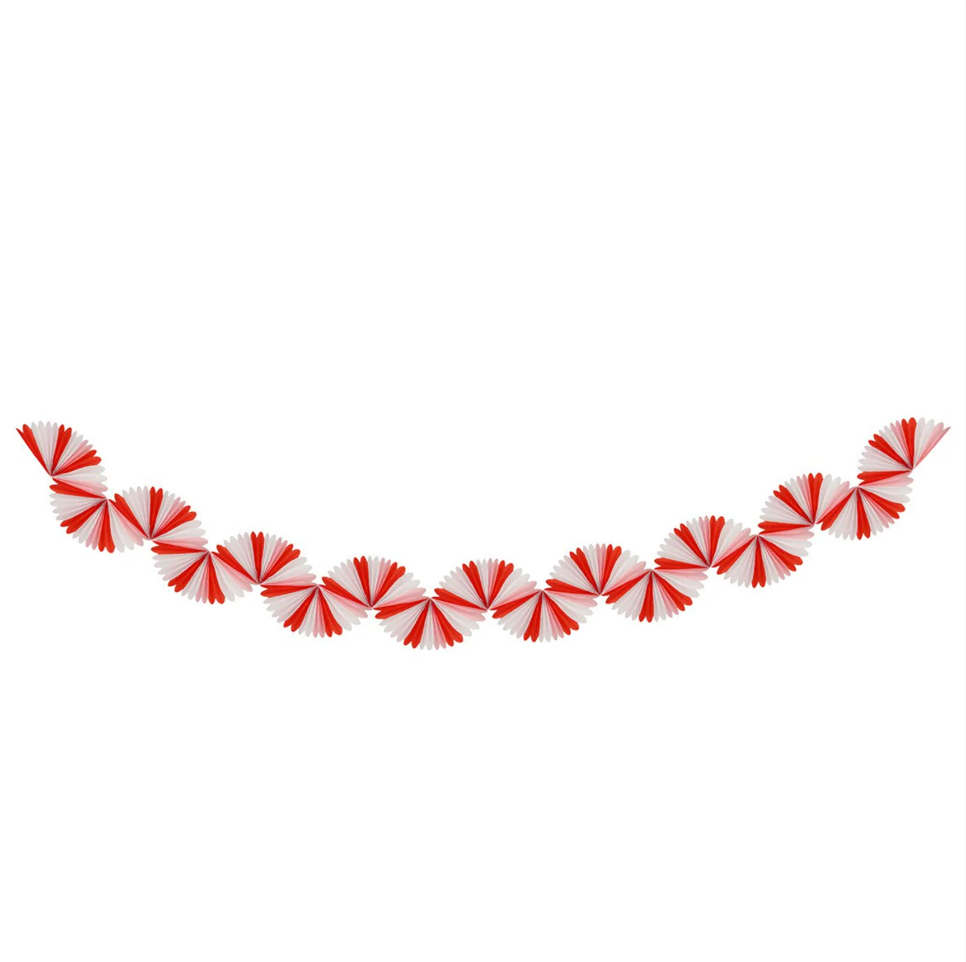 Candy Cane Stripe Honeycomb Garland - Image 3
