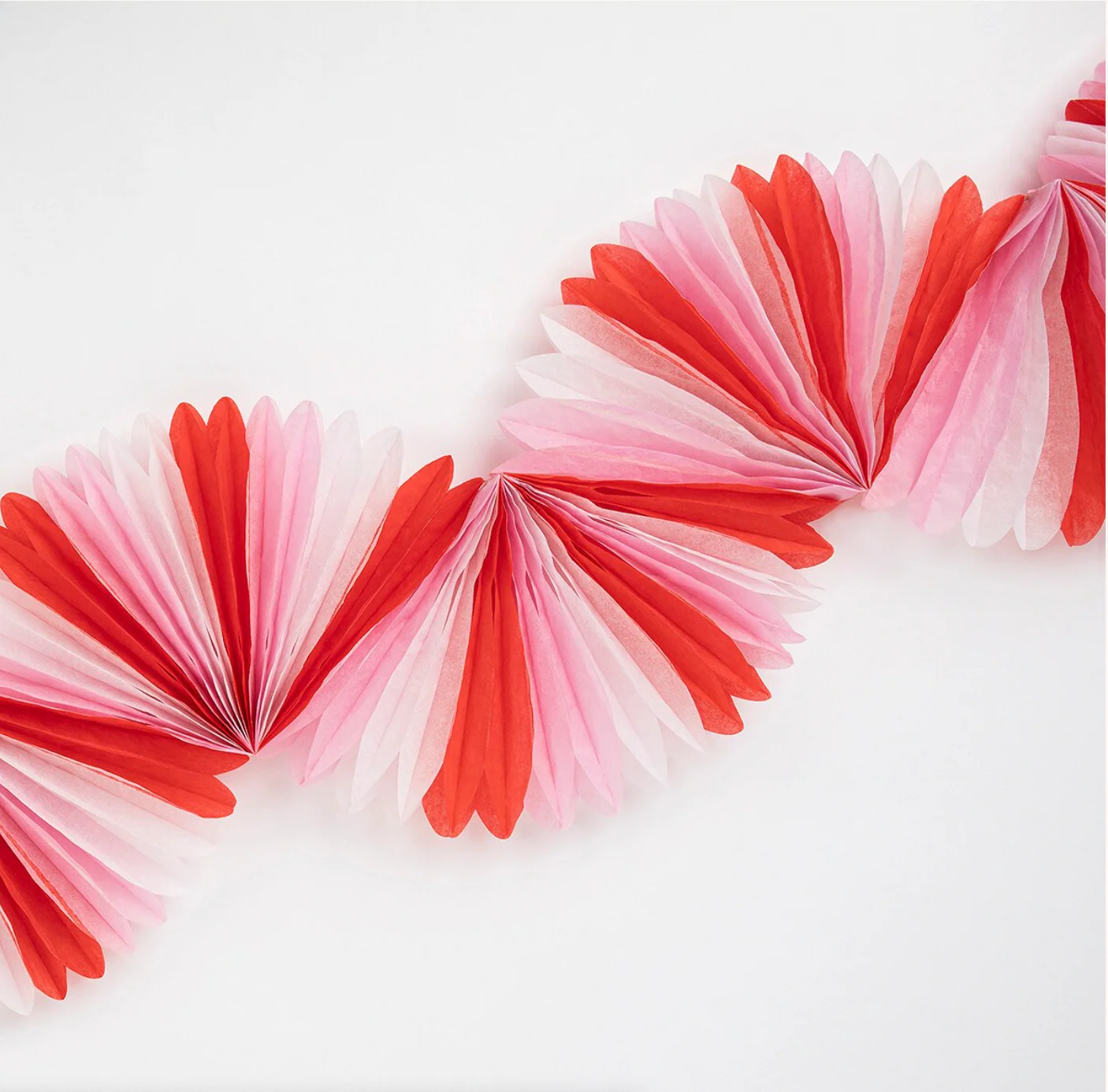 Candy Cane Stripe Honeycomb Garland - Image 4