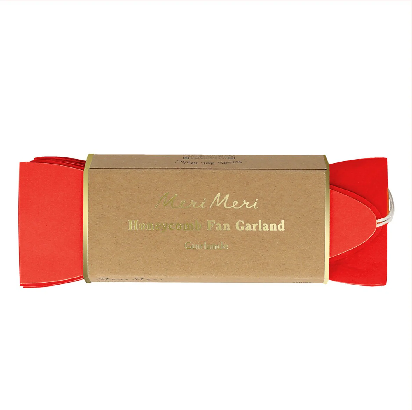 Candy Cane Stripe Honeycomb Garland - Image 5