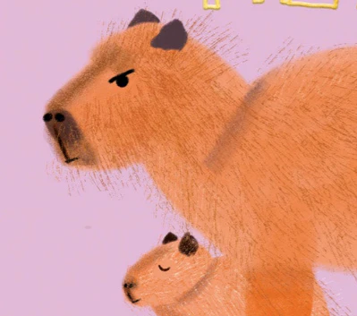CAPYBARA BABY - Baby Card - Image 3