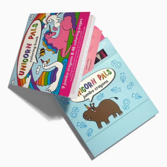 Carry Along Crayon & Coloring Book Kit -Unicorn Pals - Image 3