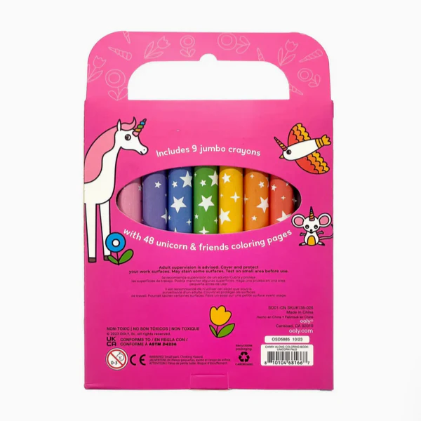 Carry Along Crayon & Coloring Book Kit -Unicorn Pals - Image 5