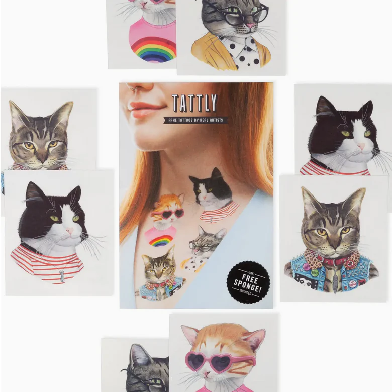Cat Club Tattoo Set - Image 4