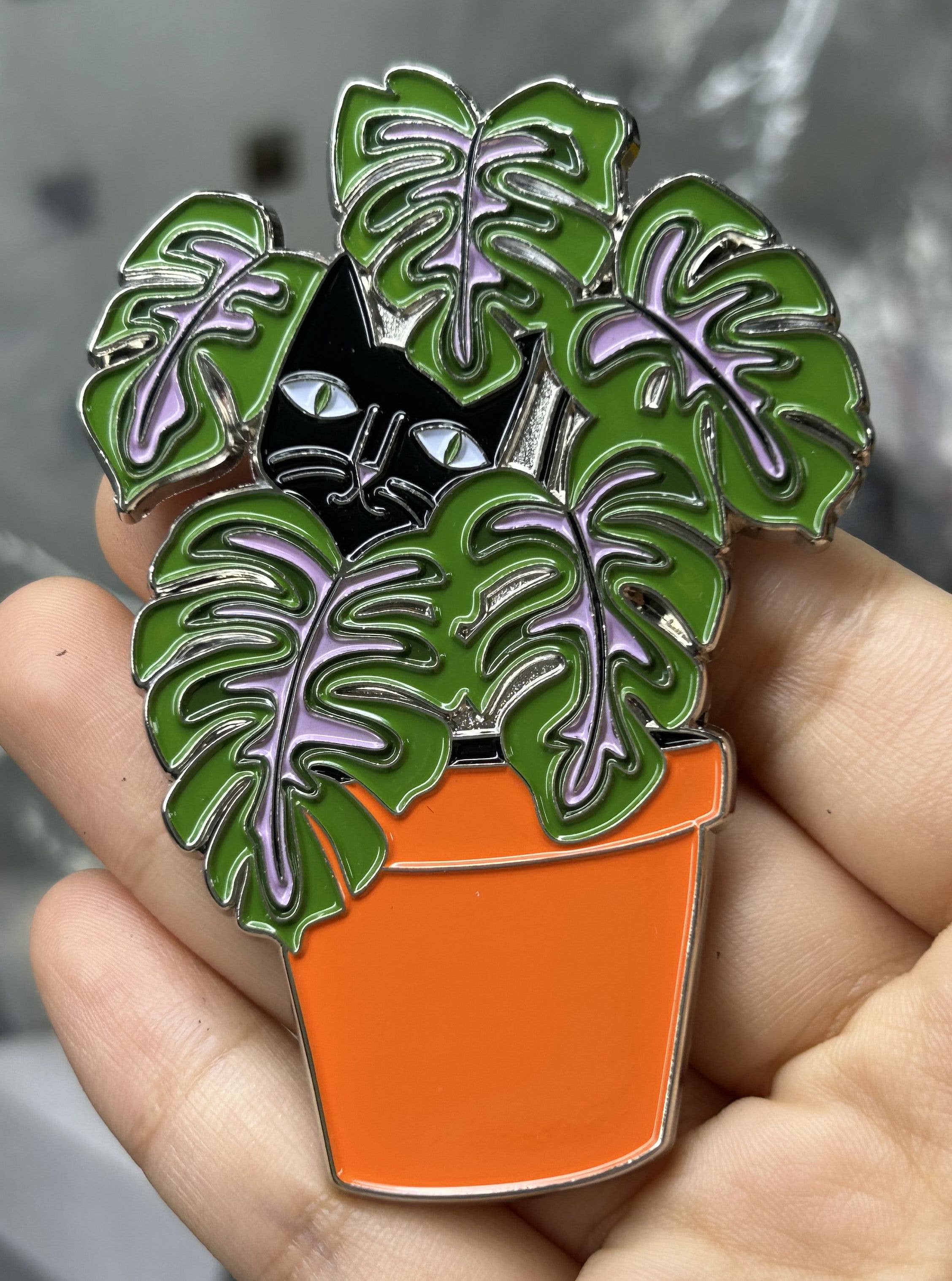 Cat in Pot Magnet - Image 2
