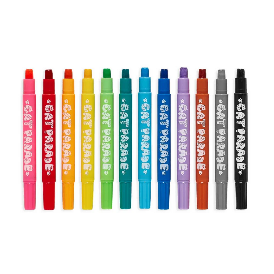 Cat Parade Gel Crayons - set of 12 - Image 3
