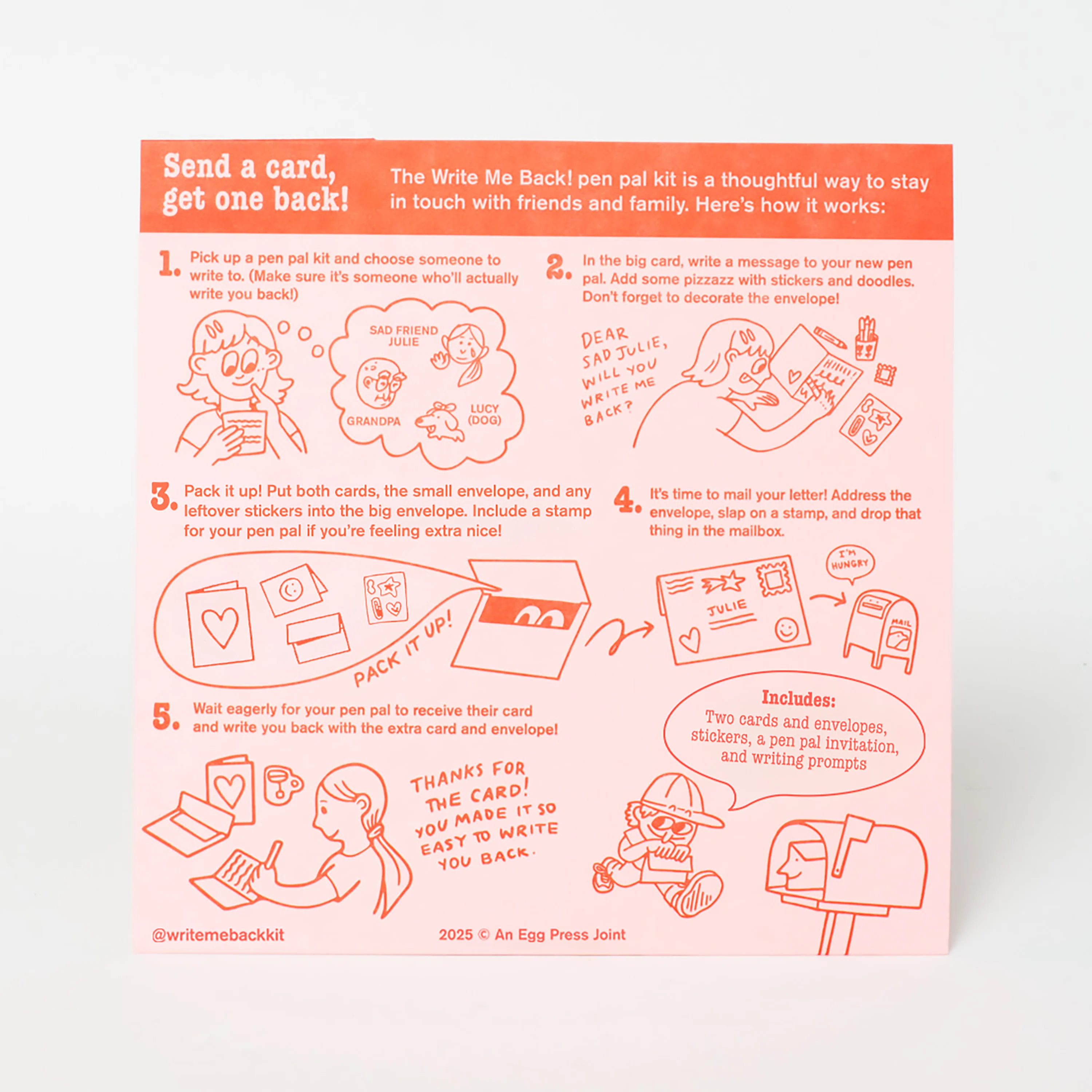 Cats Meow Letter Writing Write Me Back Pen Pal Kit -Suzy Ultman - Image 3
