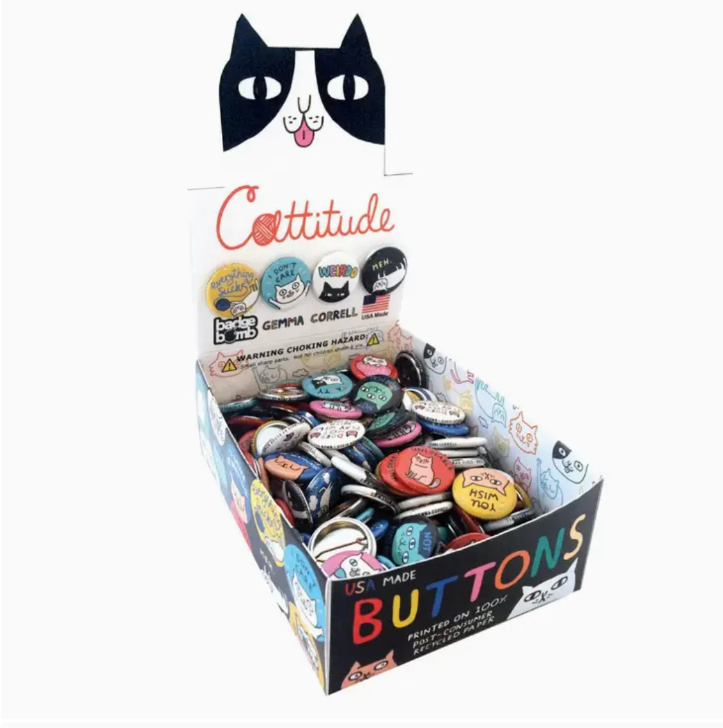Cattitude Button - Image 23