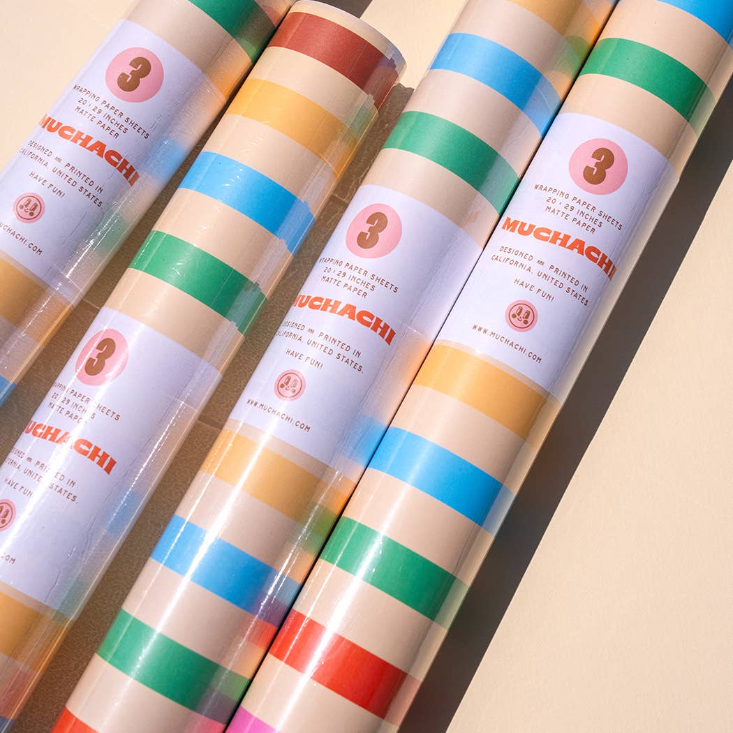 Chachi Wrapping Paper - Roll of 3 Sheets - Image 4
