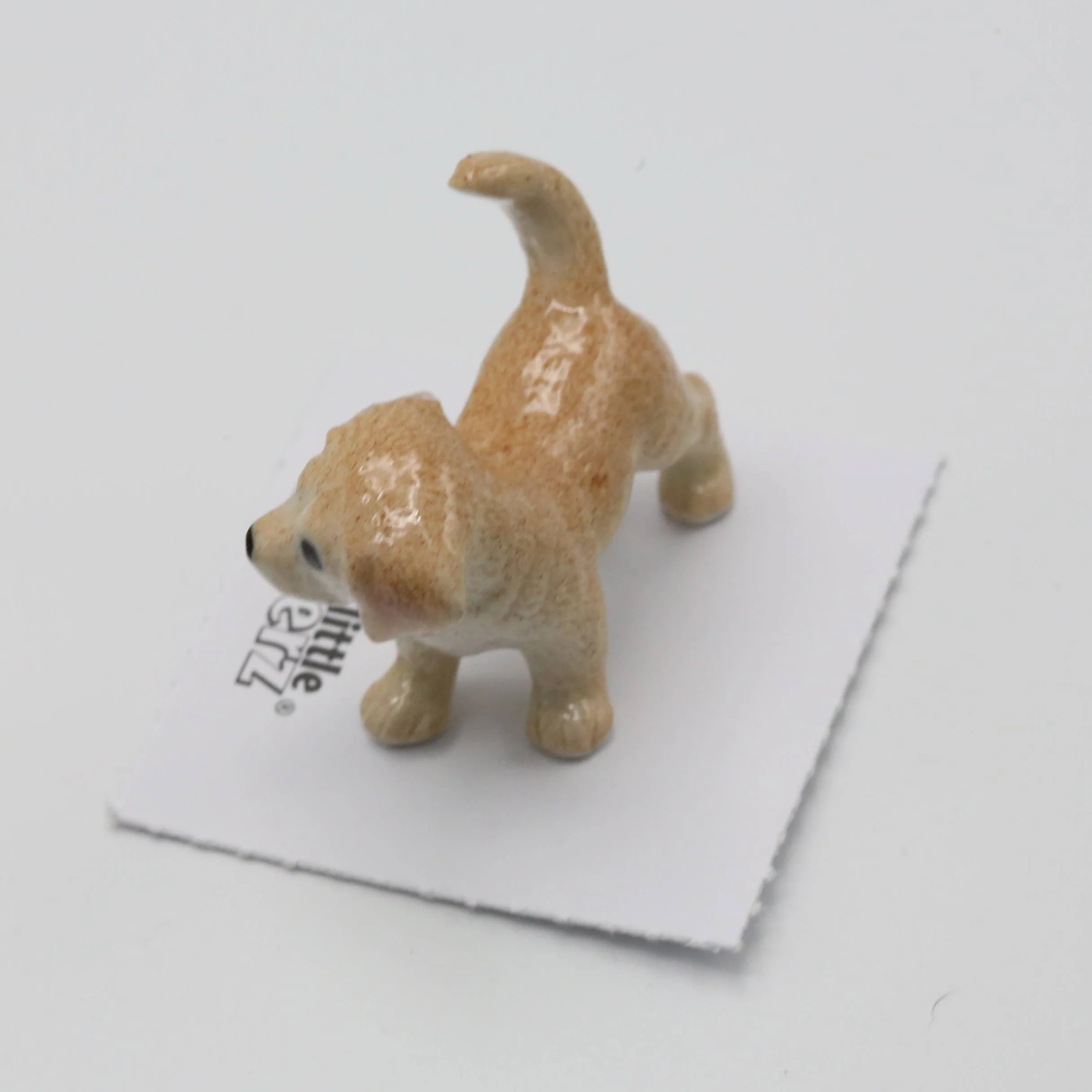 Chase Golden Retriever Puppy Porcelain Miniature - Image 2