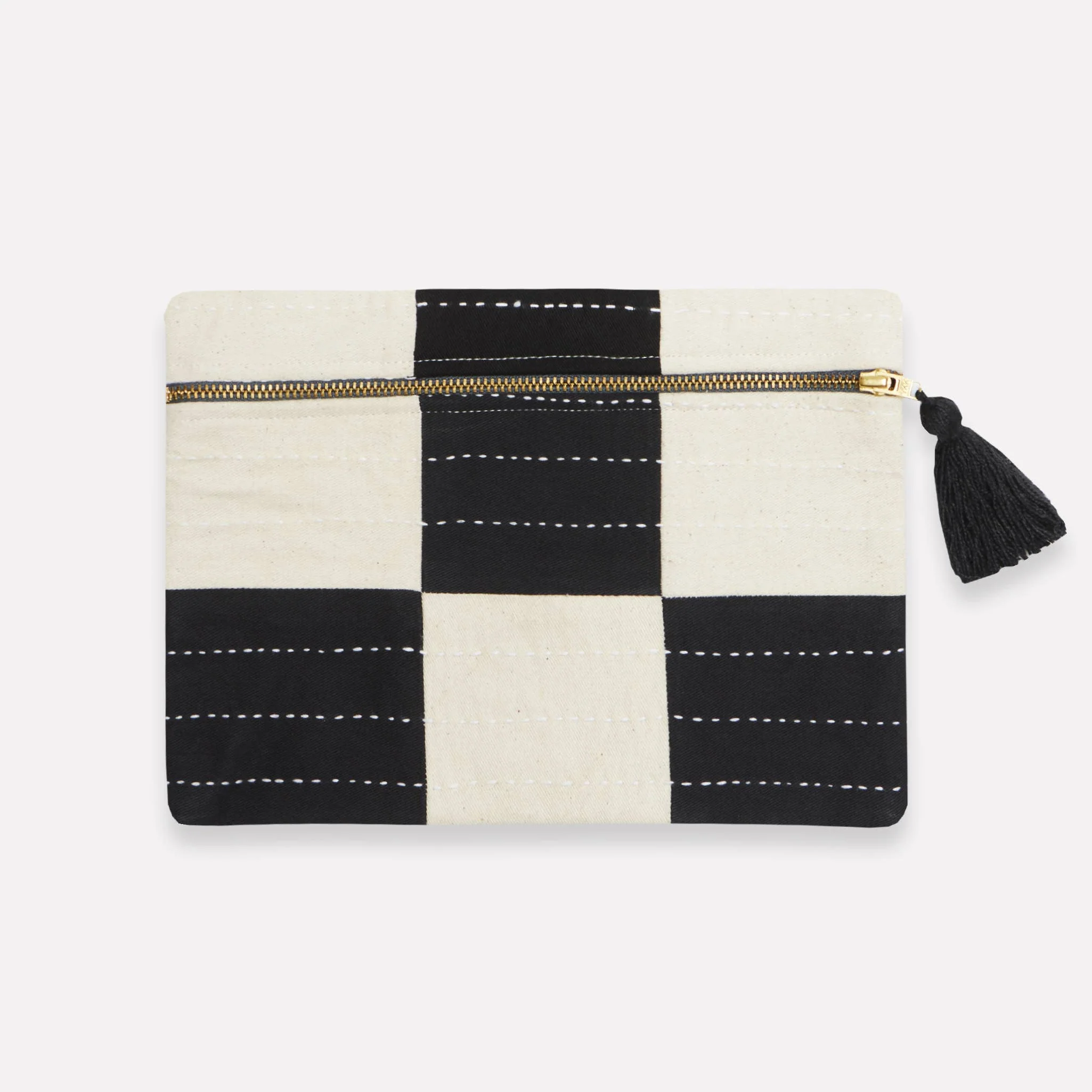 Organic Checkered Pouch - Image 3