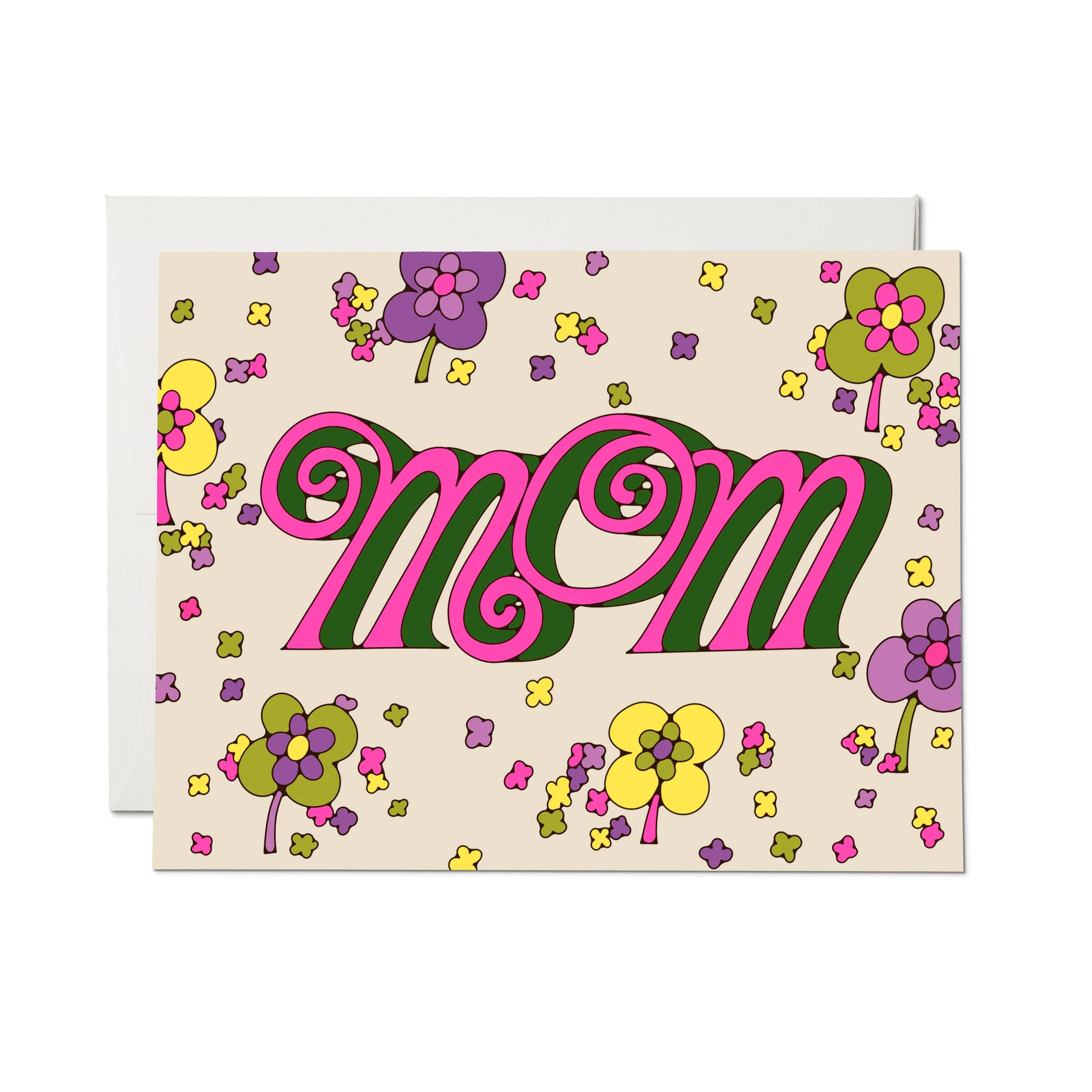 Cheerful Mom card