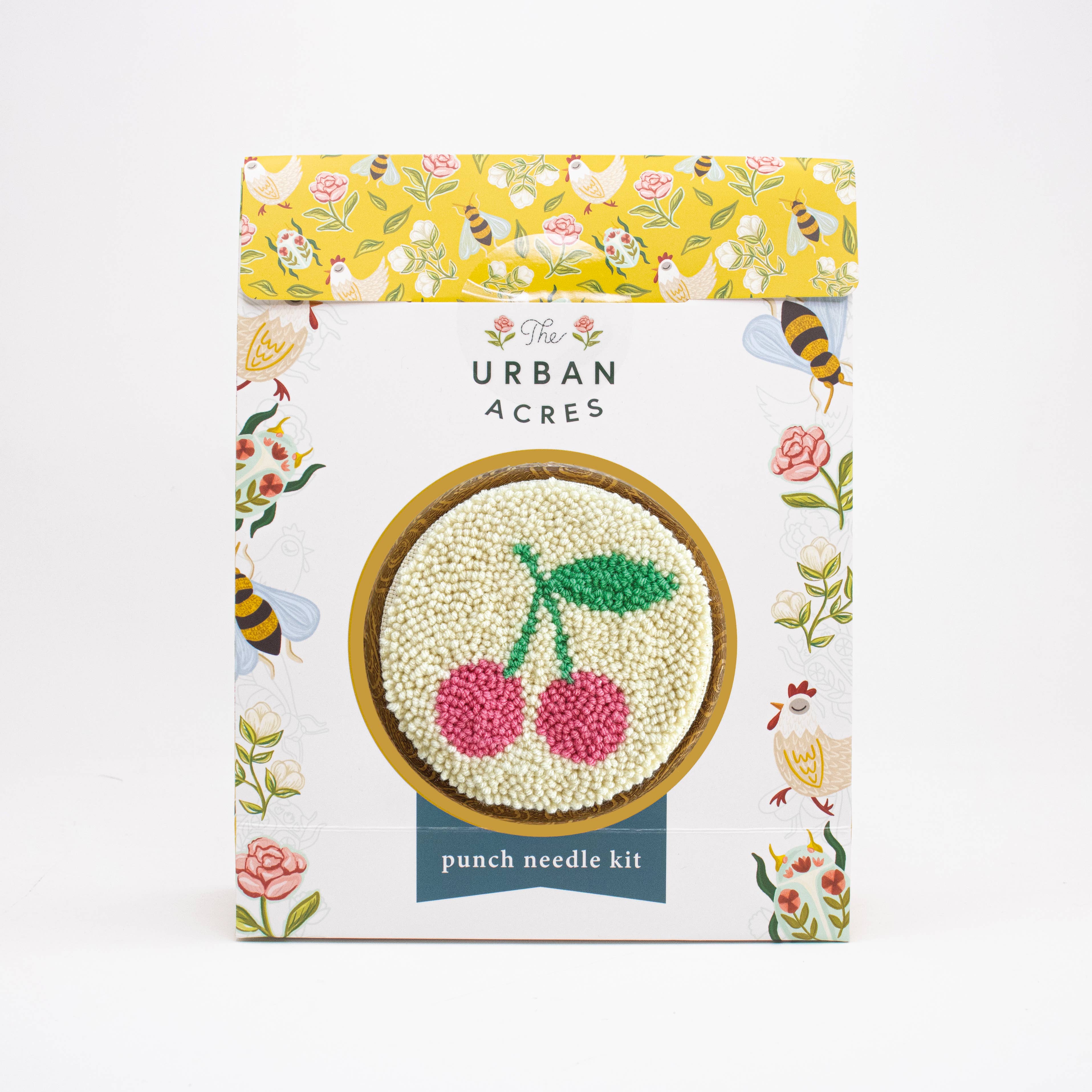 Cherries Punch Needle Kit - Image 3